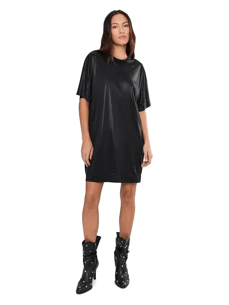Женское платье AllSaints Sparkle Tee — изображение 2 из 5, черный