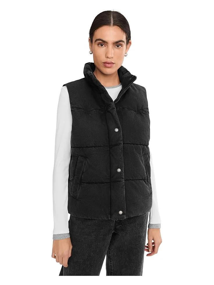 Женская джинсовая пуховик-жилет Levi's Denim Puffer