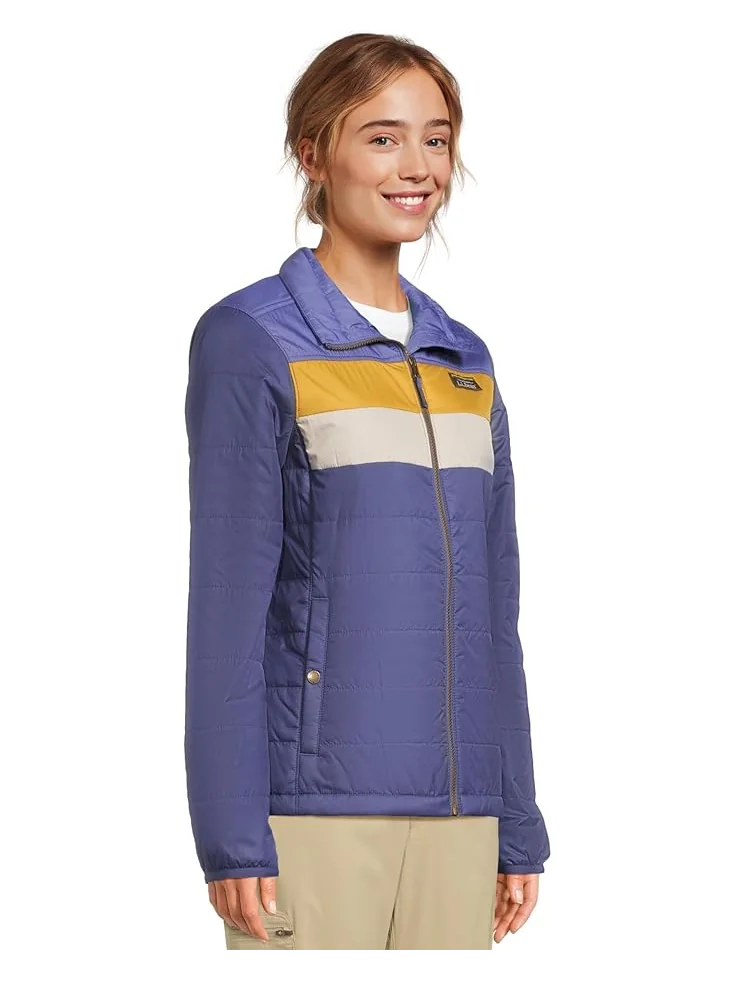Женская куртка-пуховик L.L.Bean Mountain Classic Color-Block — изображение 2 из 5, темный синий