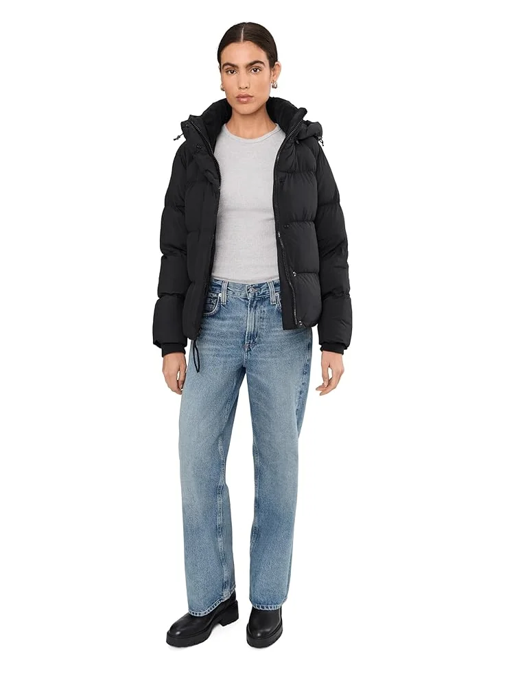 Женская худи-пуховик Levi's — изображение 2 из 5, черный