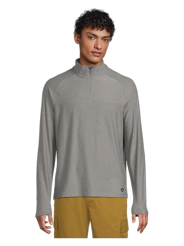 Мужская толстовка Prana Altitude Tracker Lt 1/4 Zip — изображение 1 из 5, серый
