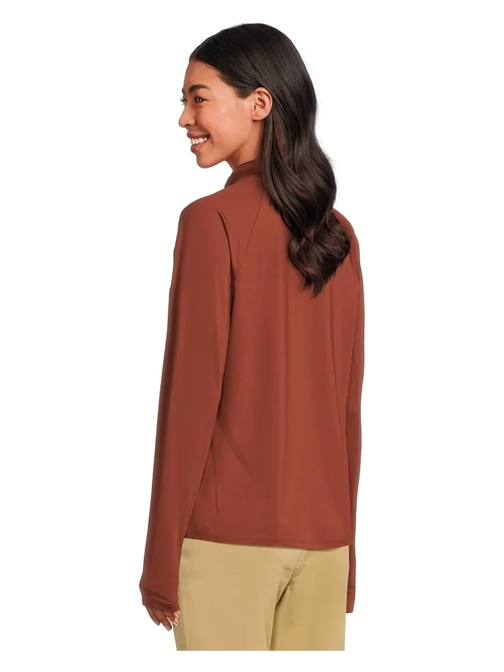 Женская толстовка L.L.Bean Access Trail Quarter Zip — изображение 3 из 5, красный