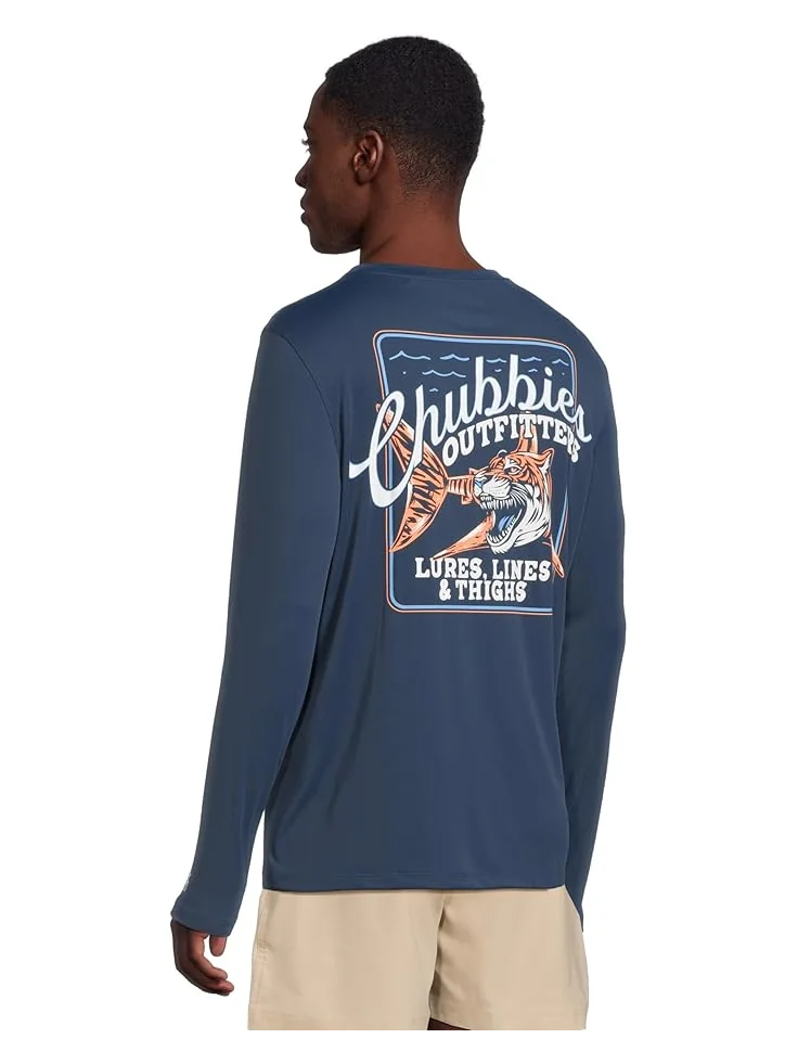 Мужская толстовка Chubbies The Surf Skin Sun Crewneck — изображение 3 из 5, темно-синий