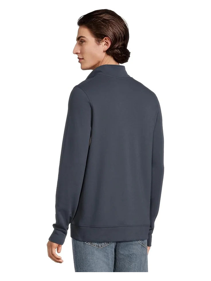 Мужская толстовка L.L.Bean Comfort Stretch Performance Pique 1/4 Zip — изображение 3 из 5, темно-синий