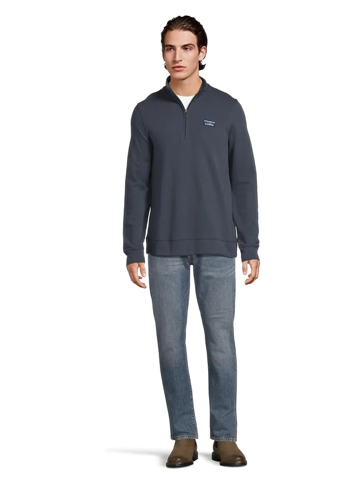 Мужская толстовка L.L.Bean Comfort Stretch Performance Pique 1/4 Zip — изображение 5 из 5, темно-синий