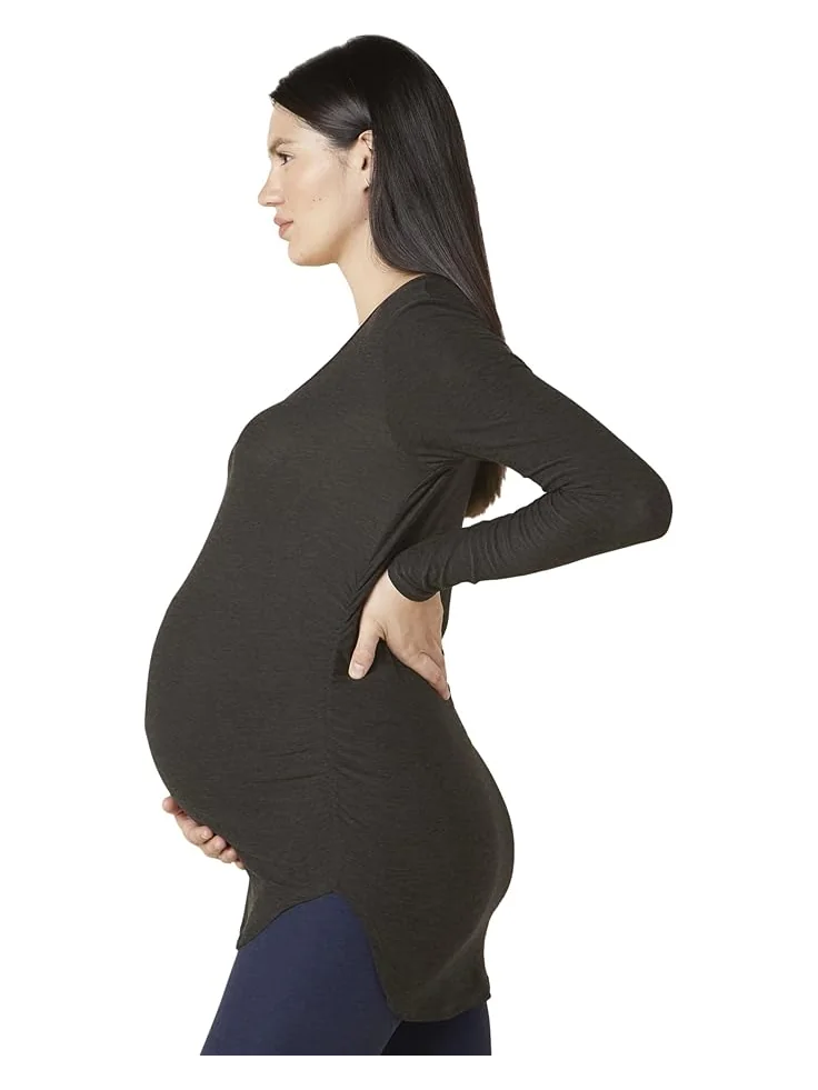 Женская толстовка Beyond Yoga Featherweight Count On Me Maternity Crew Pullover — изображение 2 из 3, самая темная ночь