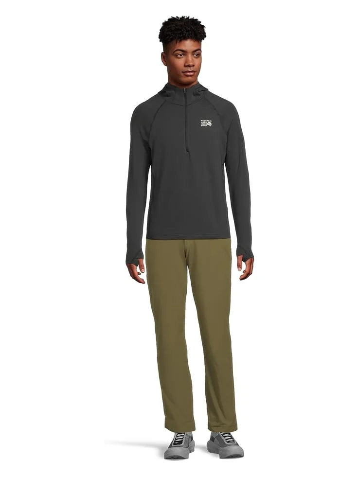 Мужской худи Mountain Hardwear Crater Lake Heavyweight Half Zip — изображение 5 из 5, черный