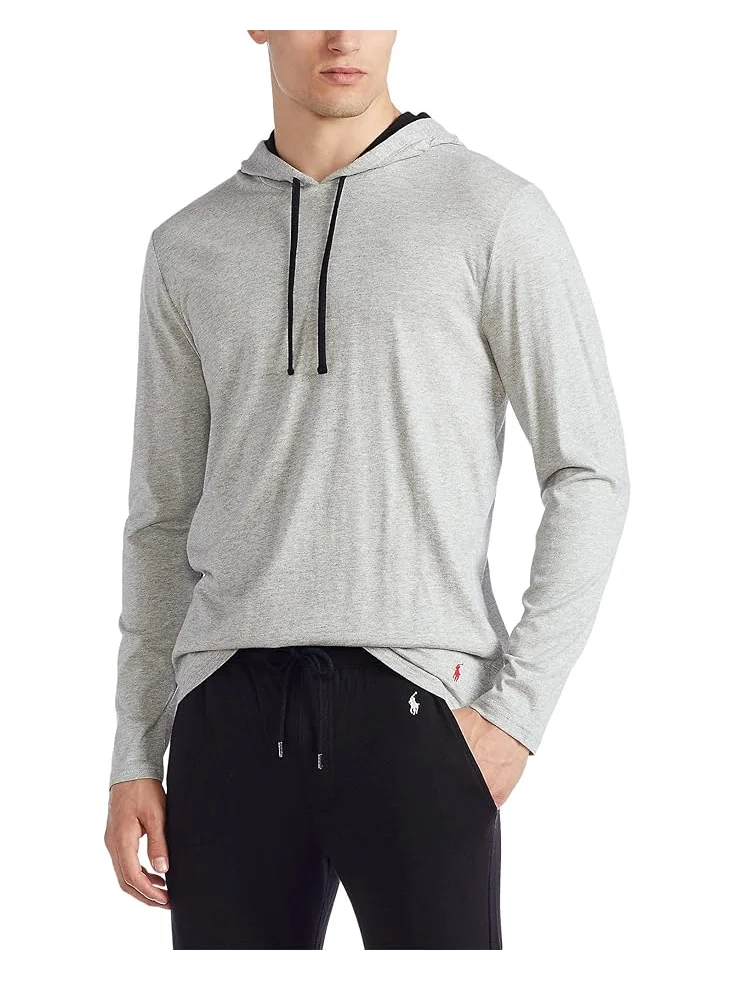 Мужская толстовка для сна Polo Ralph Lauren Supreme Comfort Loungewear — изображение 1 из 2, черный/красный