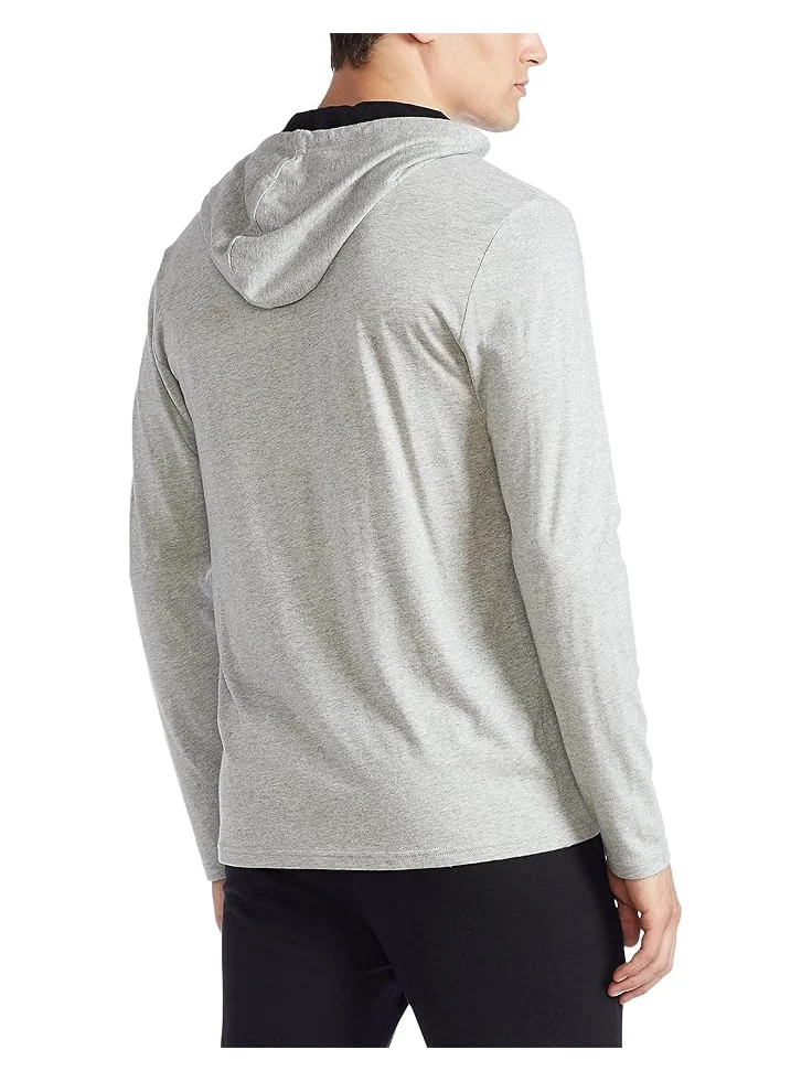 Мужская толстовка для сна Polo Ralph Lauren Supreme Comfort Loungewear — изображение 2 из 2, черный/красный