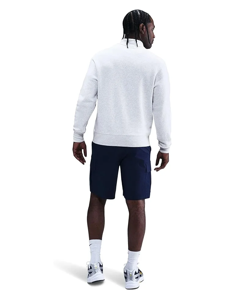 Мужской худи Nike Club Basket Ball Half-Zip — изображение 2 из 4, белый/белый