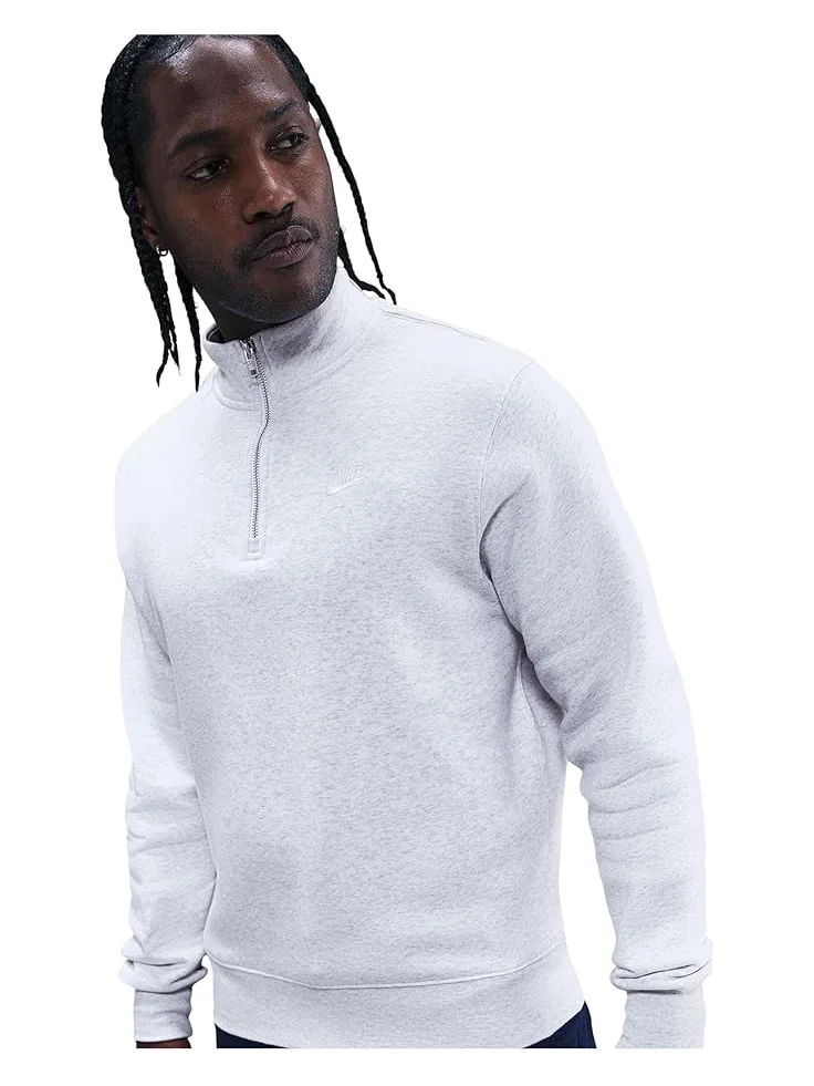 Мужской худи Nike Club Basket Ball Half-Zip — изображение 3 из 4, белый/белый
