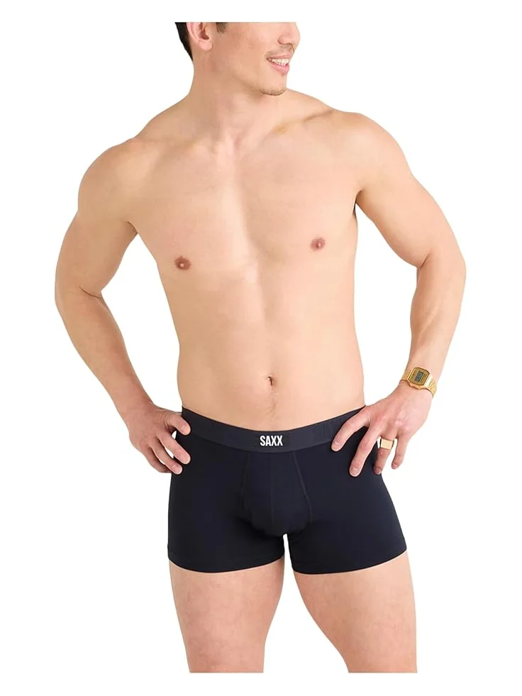 Мужские трусы Saxx Vibe Xtra Soft Comfort Trunk Fly 2-Pack SAXX UNDERWEAR — изображение 2 из 3, черный/темный серый