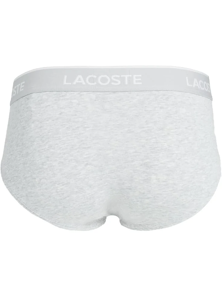 Мужские трусы Lacoste 5 Pack — изображение 2 из 3, черный/белый/серый