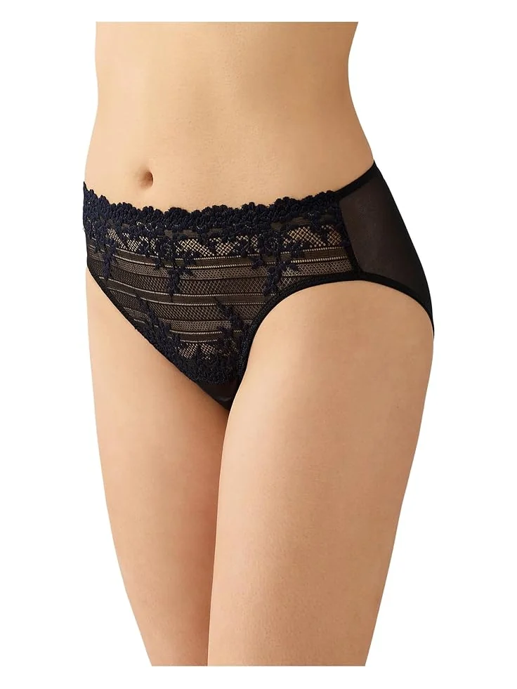 Женские трусы-слипы Wacoal Embrace Lace Hi-Cut — изображение 2 из 3, черный