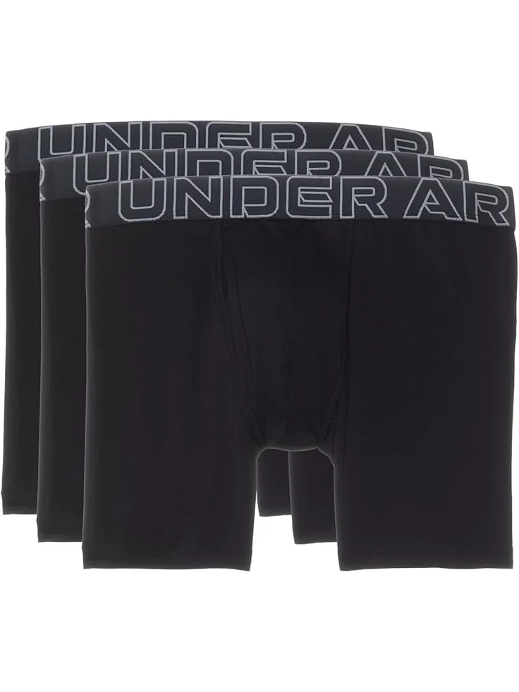 Мужские трусы Under Armour Performance Cotton - Solid 6 в наборе из 3 штук