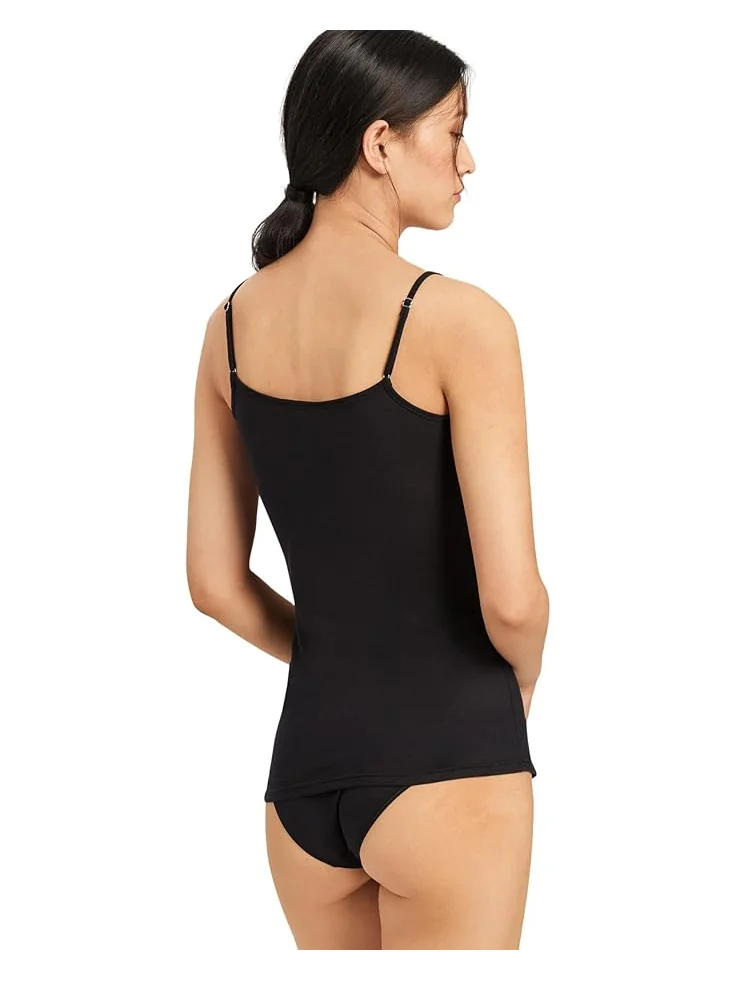 Женское белье Hanro Ultralight Spaghetti Camisole — изображение 2 из 4, черный
