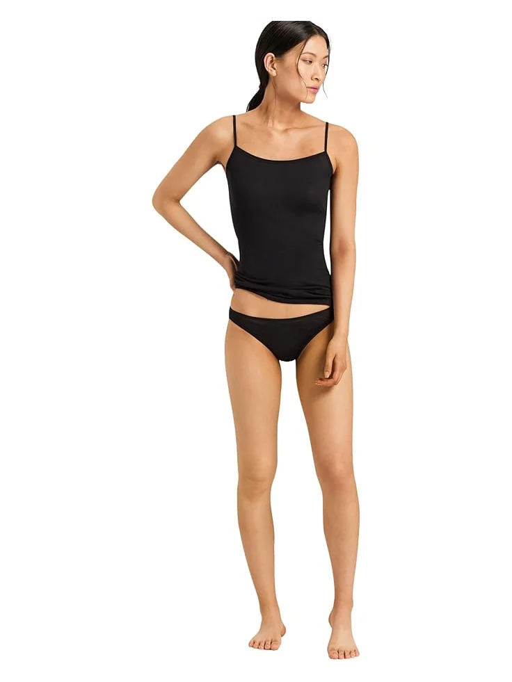 Женское белье Hanro Ultralight Spaghetti Camisole — изображение 4 из 4, черный