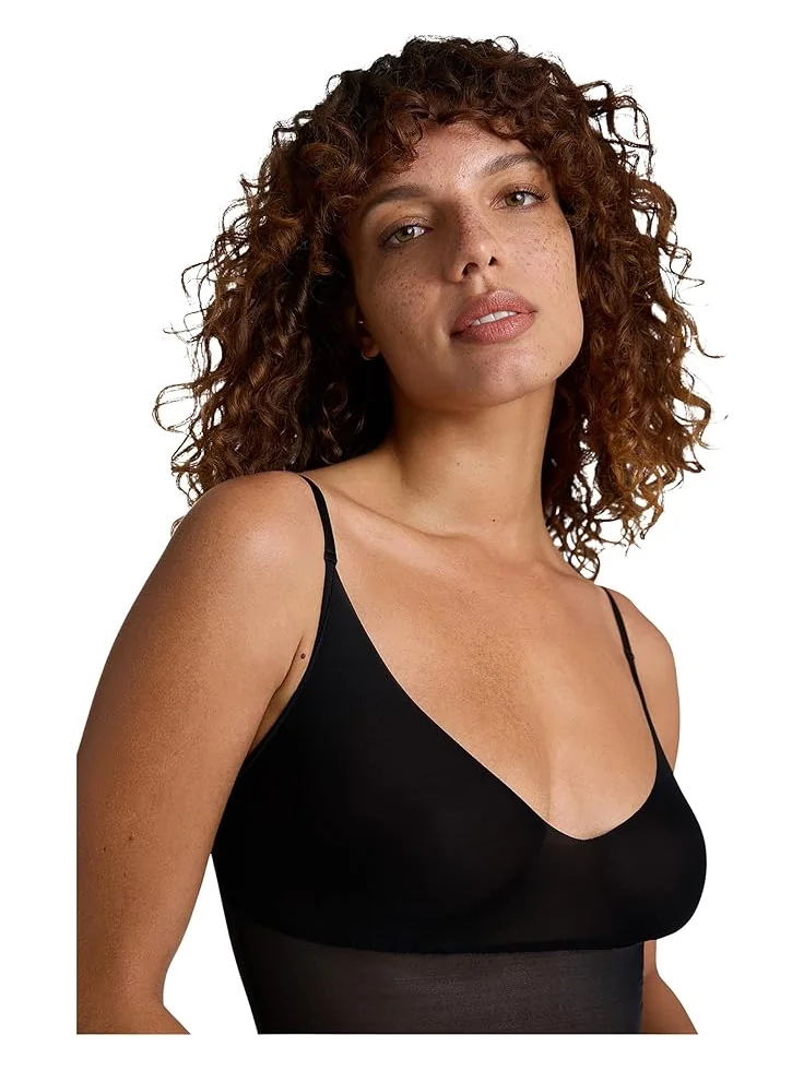 Женское нижнее белье Commando Featherlight Control Full Slip — изображение 3 из 3, черный