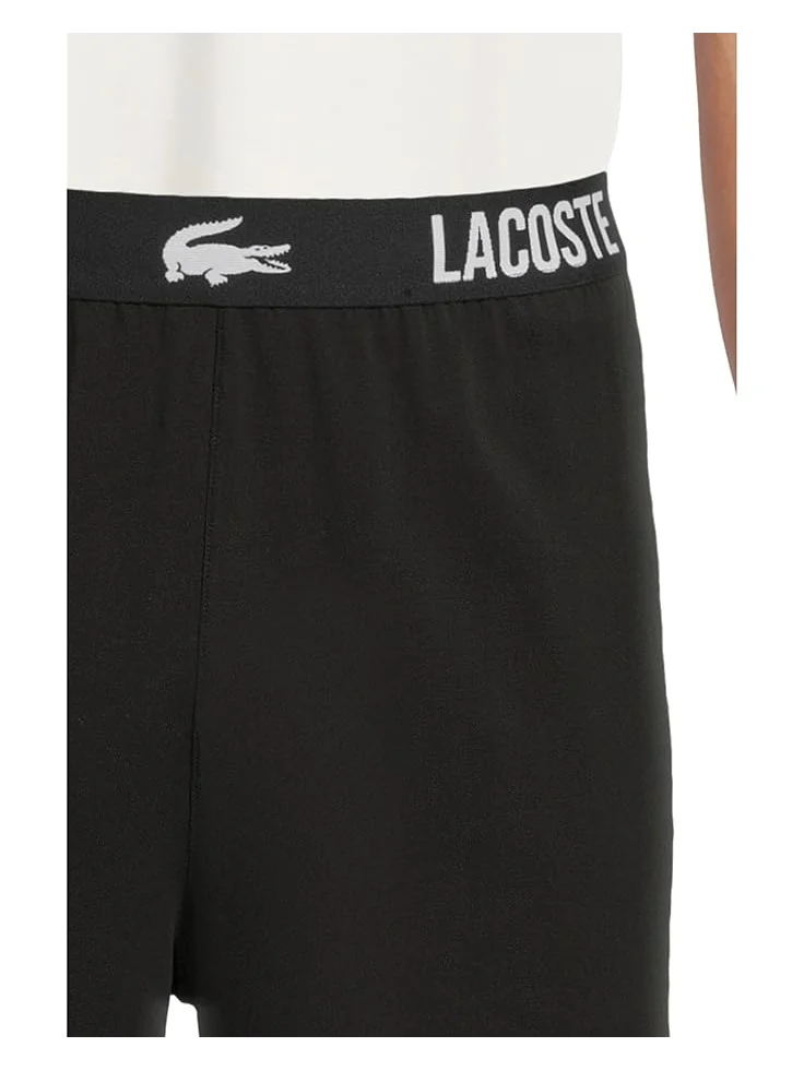 Мужские пижамные шорты Lacoste Graphic Waistband — изображение 4 из 5, черный