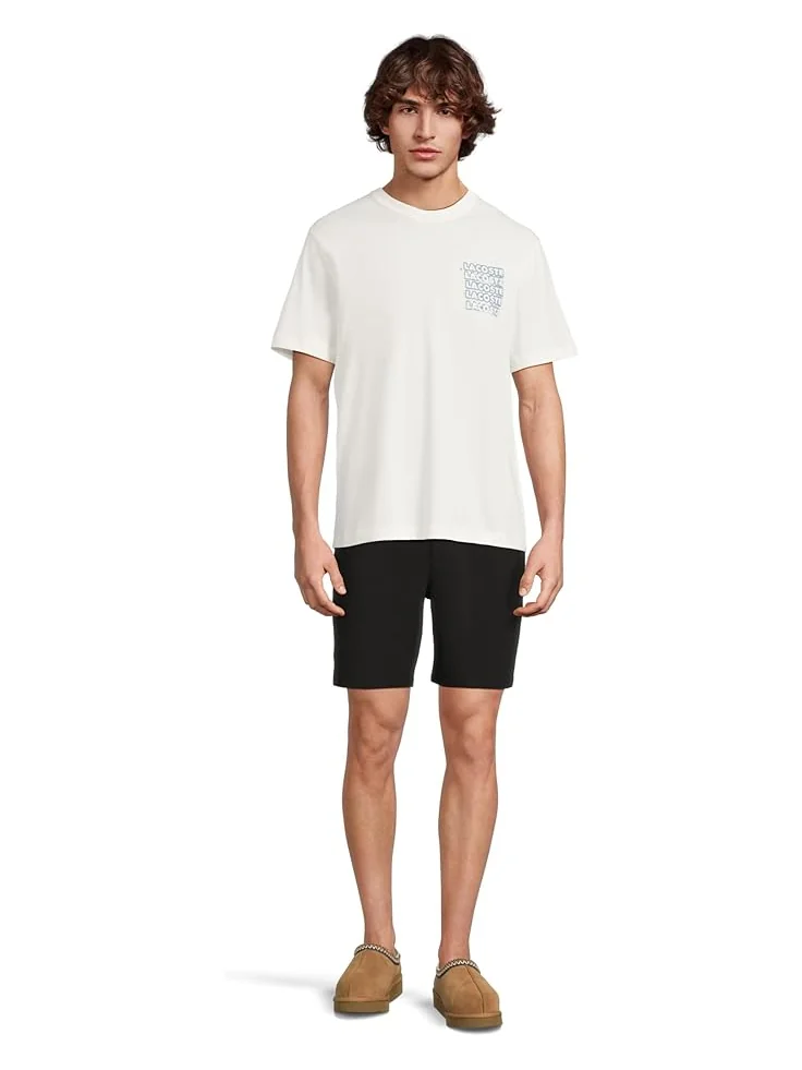 Мужские пижамные шорты Lacoste Graphic Waistband — изображение 5 из 5, черный