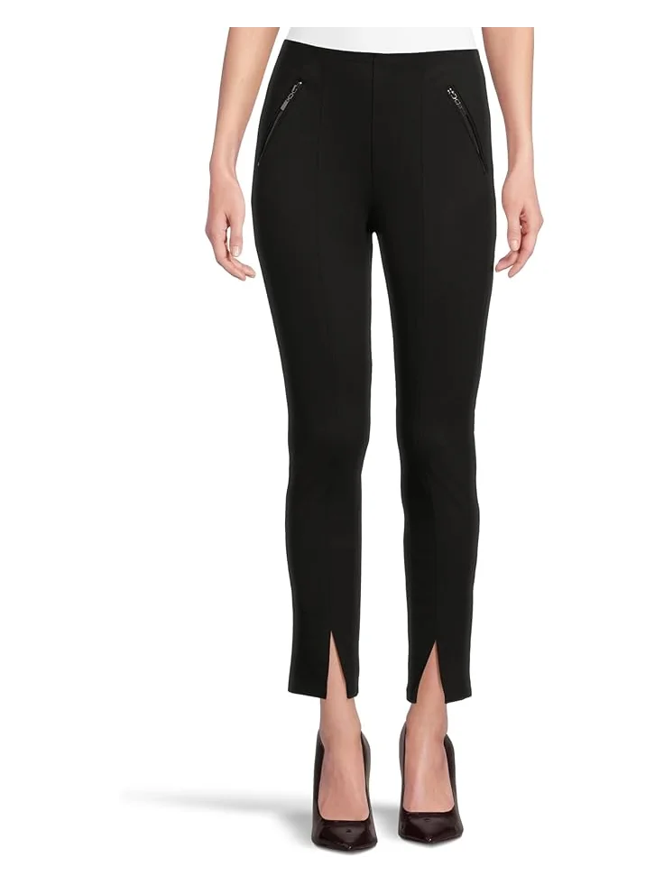 Женские брюки Liverpool Los Angeles High-Rise Pull-On Legging W/ Slit Hem — изображение 1 из 5, черный