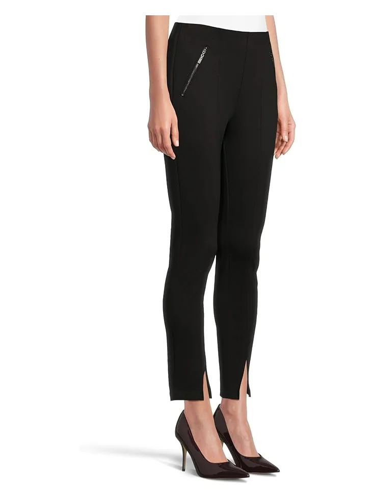 Женские брюки Liverpool Los Angeles High-Rise Pull-On Legging W/ Slit Hem — изображение 2 из 5, черный