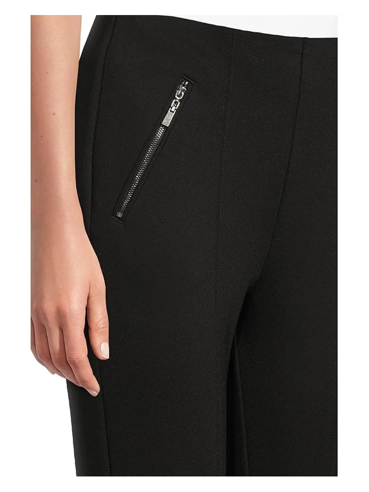 Женские брюки Liverpool Los Angeles High-Rise Pull-On Legging W/ Slit Hem — изображение 4 из 5, черный