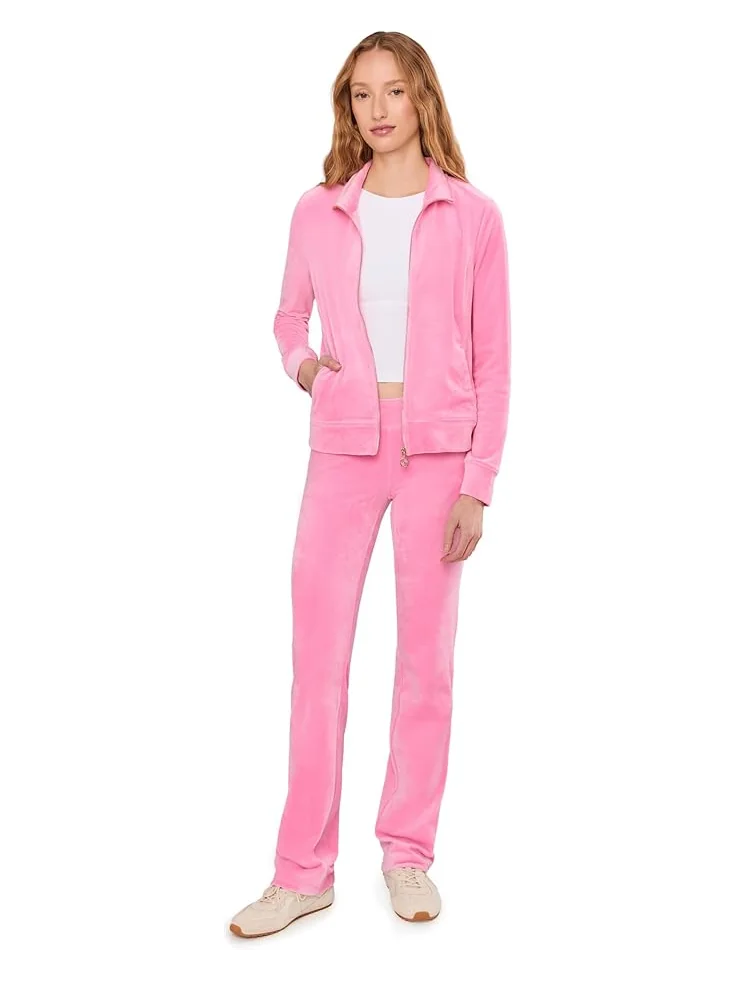 Женские брюки Lilly Pulitzer Dorsey Velour — изображение 2 из 5, розовый