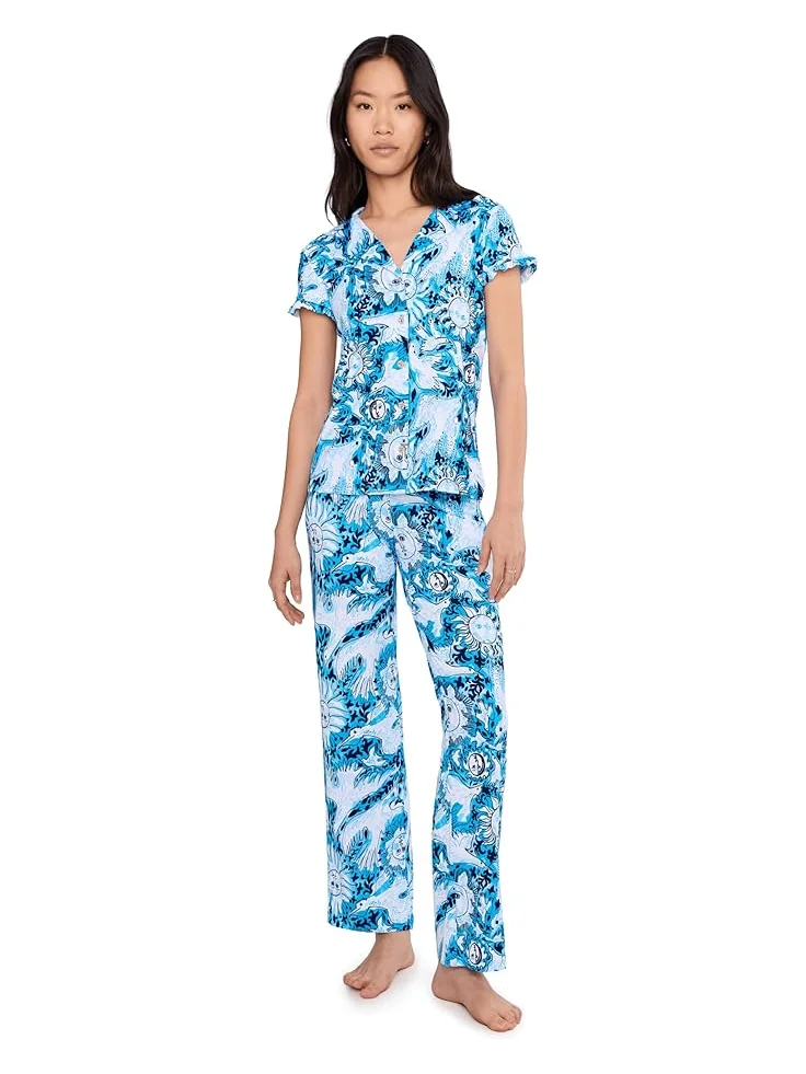 Женские брюки Lilly Pulitzer Pj Knit — изображение 2 из 5, синий