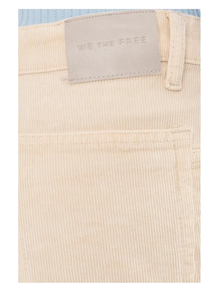 Женские брюки Free People Deep Trance Cord — изображение 5 из 5, белый
