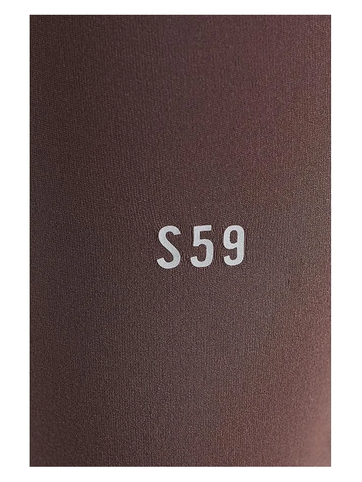 Женские брюки Splits59 Airweight High-Waist 26" — изображение 5 из 5, коричневый