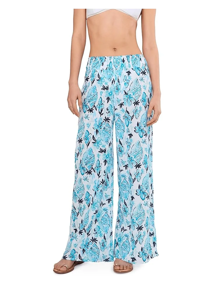 Женские брюки Lilly Pulitzer Enzo Pant Coverup — изображение 1 из 5, белый