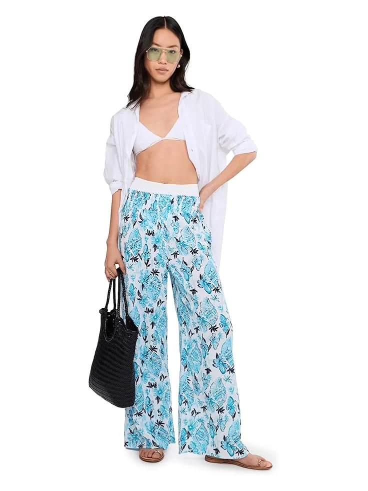 Женские брюки Lilly Pulitzer Enzo Pant Coverup — изображение 2 из 5, белый