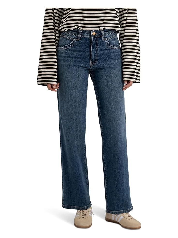 Женские джинсы KUT from the Kloth Jodi High-Rise Straight Leg 5 Pocket-Front Pocket Inset, Amusement — изображение 1 из 3