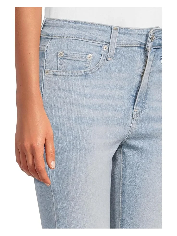 Женские джинсы Levi's Womens 726 High Rise Flare — изображение 4 из 5, голубой