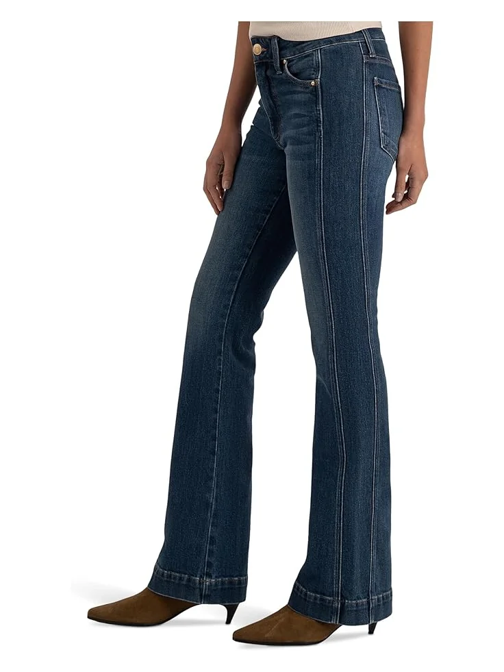 Женские джинсы KUT from the Kloth Natalie High-Rise Bootcut Side Inset-Wide Hem, Choice — изображение 2 из 3, выбор