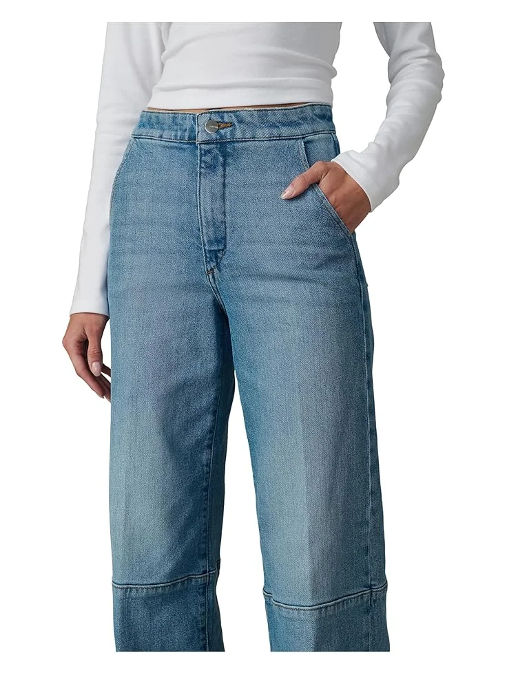 Женские джинсы Joe's Jeans The Seamed Mia Wide Leg, Miraculous — изображение 4 из 5, миракулезный