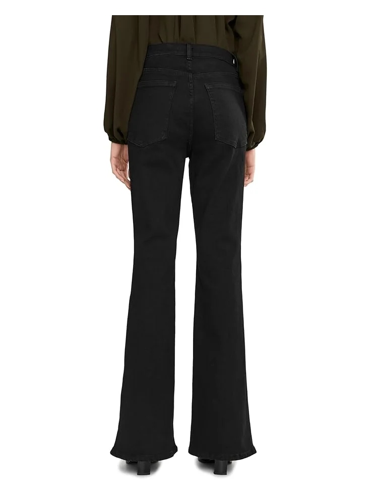 Женские джинсы Madewell Stretch Flare черные — изображение 4 из 5, черный