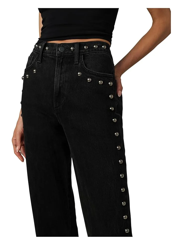 Женские джинсы Joe's Jeans The Margot Studded Straight, Chic Shadow — изображение 3 из 4, тень