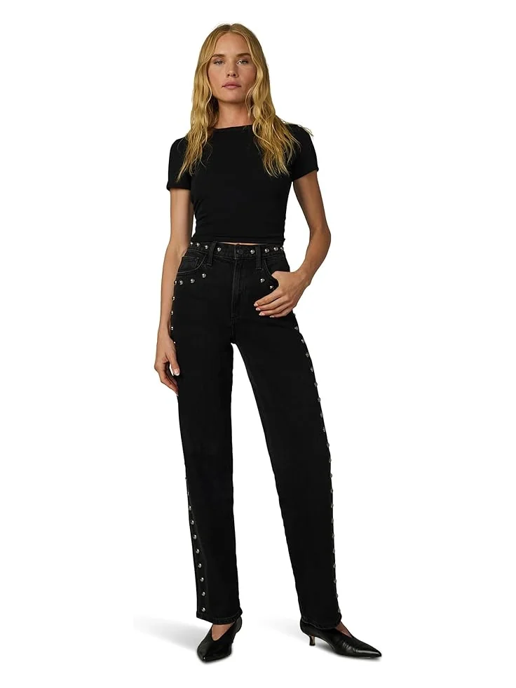 Женские джинсы Joe's Jeans The Margot Studded Straight, Chic Shadow — изображение 4 из 4, тень