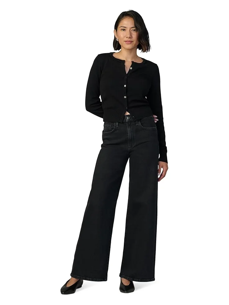 Женские джинсы Joe's Jeans The Mia Wide Leg Petite — изображение 4 из 4, черный