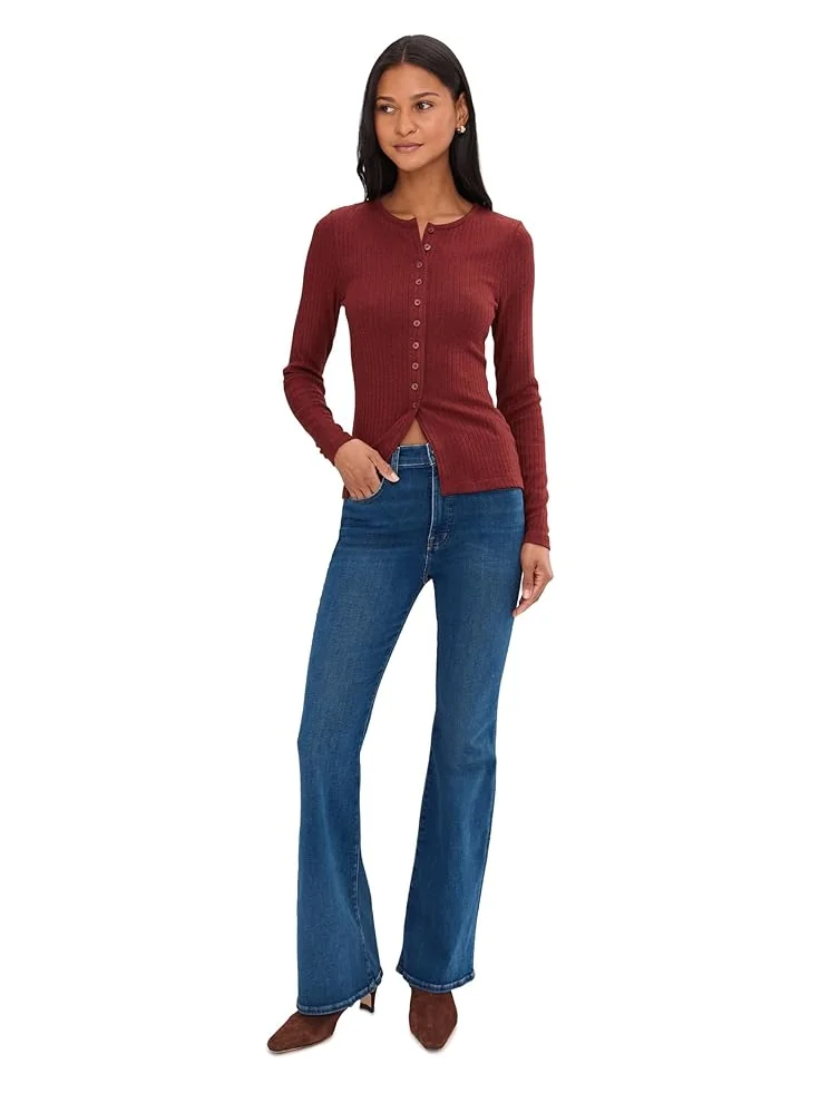Женские джинсы Madewell Stretch Flare в цвете Carville Wash — изображение 2 из 5, карвиль ваш