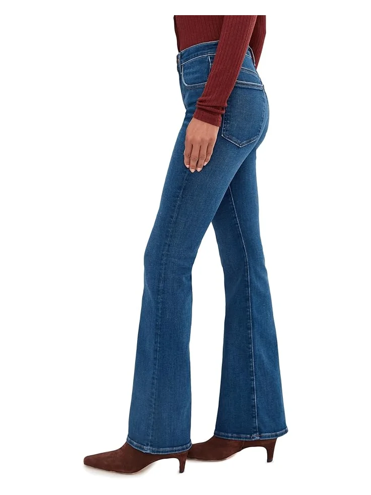 Женские джинсы Madewell Stretch Flare в цвете Carville Wash — изображение 3 из 5, карвиль ваш