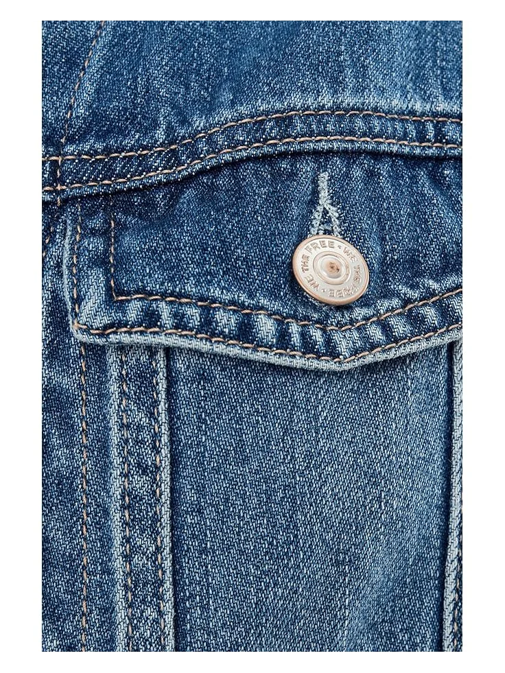 Женский комбинезон All You Need Denim Covera от Free People — изображение 5 из 5, синий
