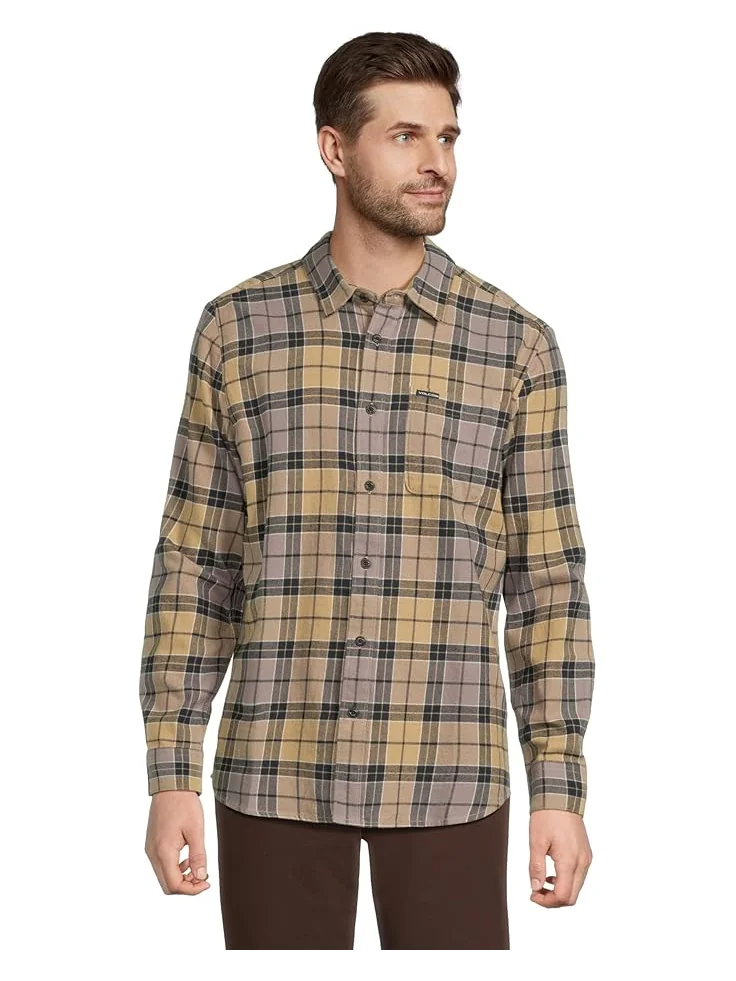 Мужская рубашка Volcom Caden Plaid — зеленый