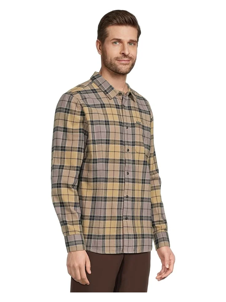 Мужская рубашка Volcom Caden Plaid — изображение 2 из 5, хаки