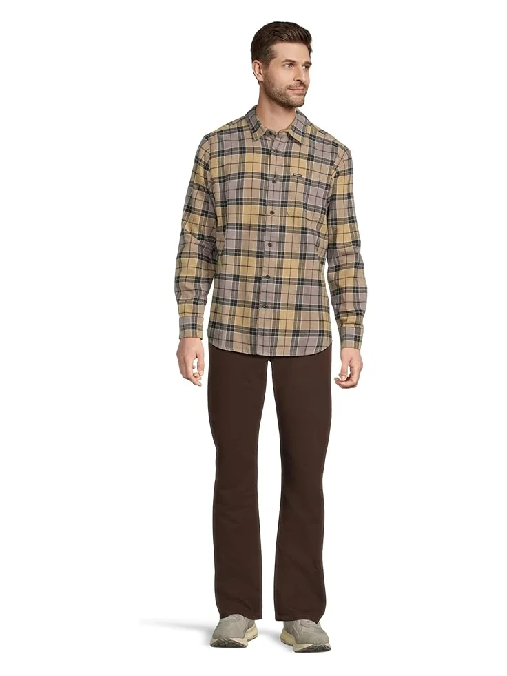 Мужская рубашка Volcom Caden Plaid — изображение 5 из 5, хаки