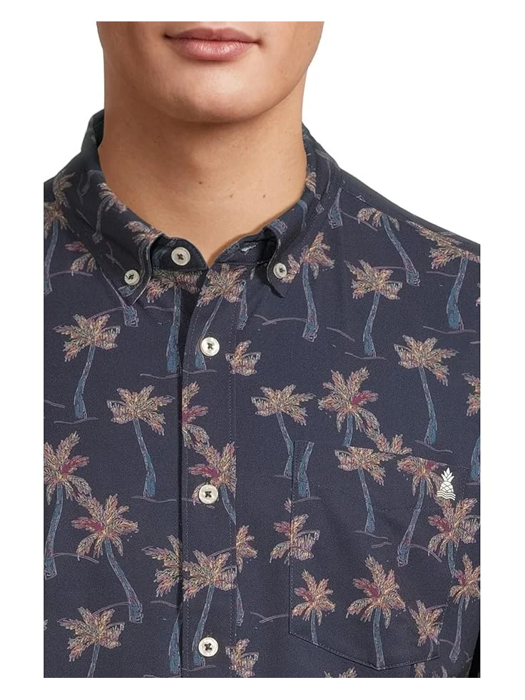 Мужская рубашка Chubbies The Brushstroke Palms (Performance Friday Shirt) — изображение 4 из 5, темно-синий