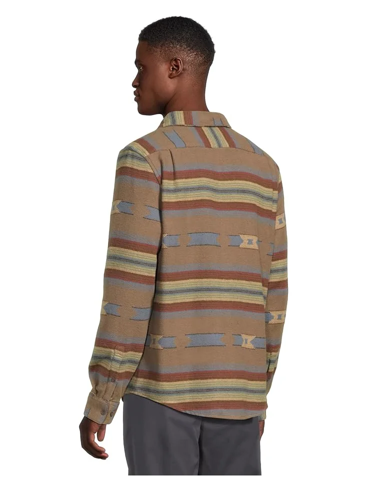 Мужская фланелевая рубашка RVCA Dayshift Blanket — изображение 3 из 5, грибной