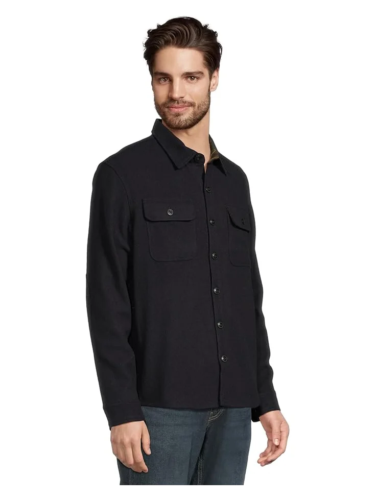 Мужская рубашка L.L.Bean Signature Wool Workshirt Regular — изображение 2 из 5, темно-синий